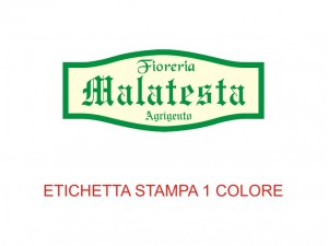 Etichette adesive per fioristi, fiorai e vivaisti (mm 41x17)  (cod.75G)